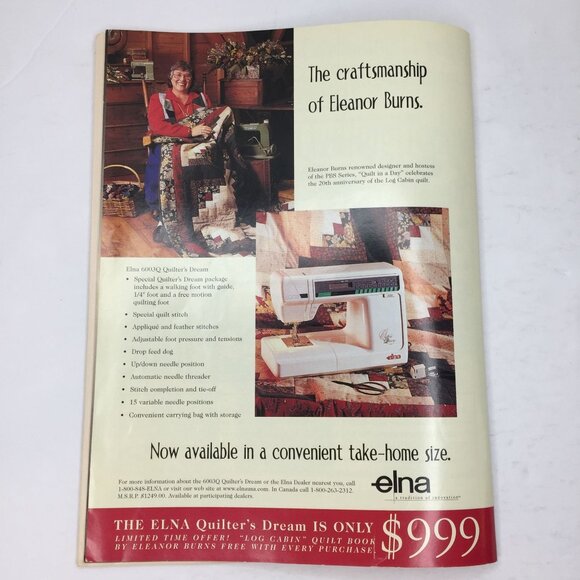 Vintage 1998 Traditional Quiltworks Magazine Lot Vol 1 Fabric Showcase Special - Picture 12 of 13